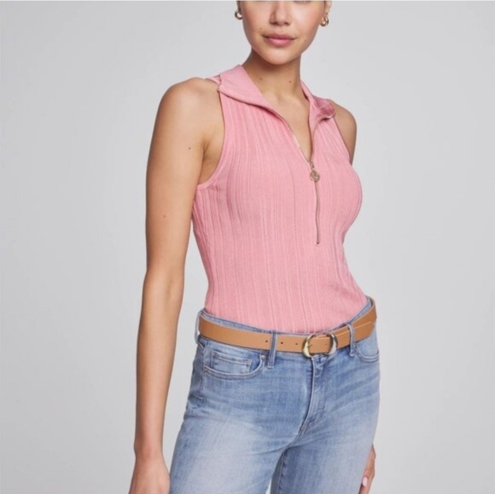NWT WHBM ZIPPER TOP